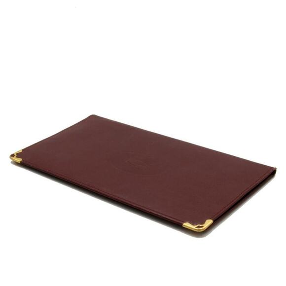 Cartier Embossed Logo Leather Bi-Fold Organizer Wallet CR-1118P-0014 - Picture 6 of 11